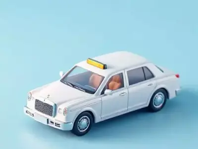 British Cab 3D model
