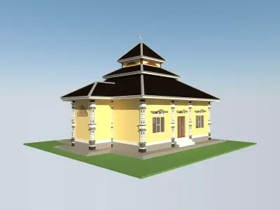 SImple Mosque 3D model