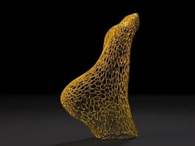 Leg figurine 3D print model