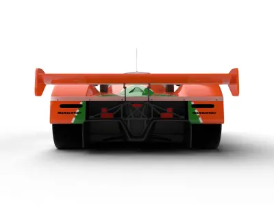 Mazda 787B 55 24h LeMans Racing 1991 3d model 3D model