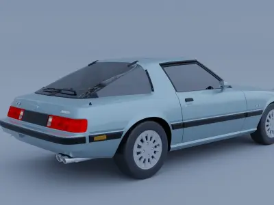 Mazda RX-7 FB 3D model