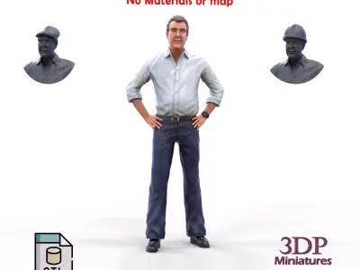 N1 Top Gear TV show Jeremy Clarkson 3D print model