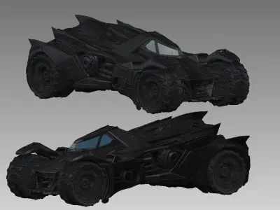 Batmobile Arkham Knight One12 Scale 1-12  - Mezco Mafex Figuarts 3D print model