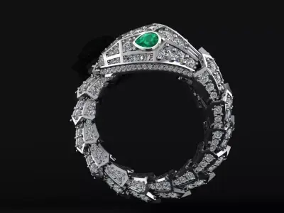 Ring Bvlgari  3D print model purchase