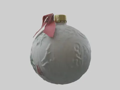 Ornament Ball Model Low-poly 3D model