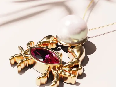 nacklace champagne glass with necklace Free 3D print model