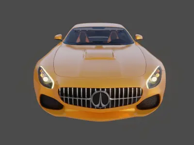 Star GT Racing Car 3D model