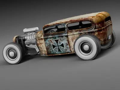 1929  Tudor RatRod  3D model