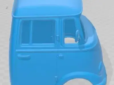 Mercedes Benz L 319 1963 Printable Cabin Truck 3D print model