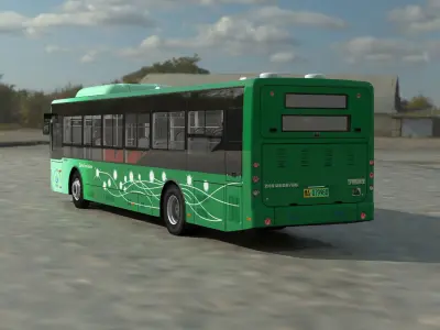 YUTONG ZK6125BEVG6 bus 3D model