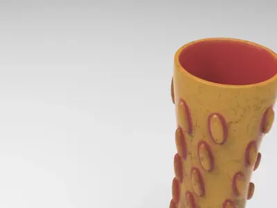 Huha Vase Low-poly 3D model