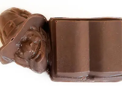 Halloween - Witch with Book 3D Printable Chocolate Mold 3D print model