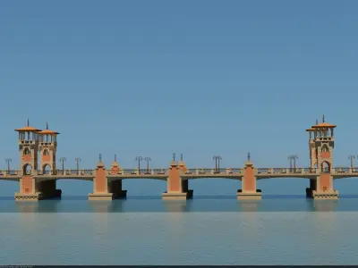 Stanley Bridge 3D model