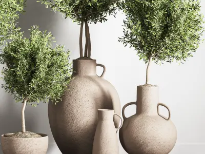 indoor plant stant 47 3D model