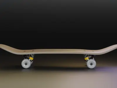 Just skateboard 3D model