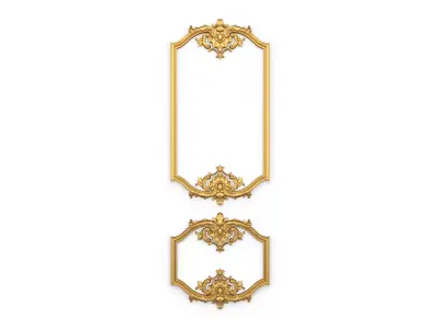 Classic decor ornament 163 3D model