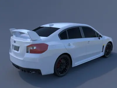 Subaru WRX STI 3D model