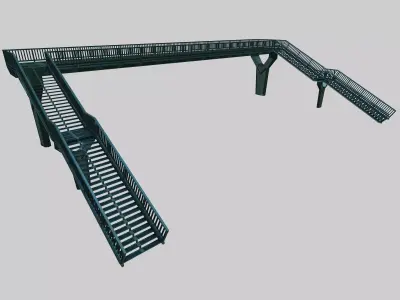 SCIFI-Pedestrian Bridge- Type-1 3D model