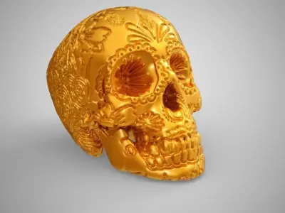 Skull Trinket 3D print model