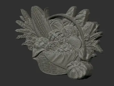 breads and bun cnc  3D print model