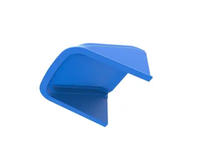 Nose for Asphalt Modified stock car Scale 1 to 25 3D print model