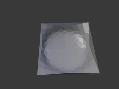 Artifact Free low-poly 3D model