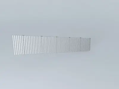 3D Barrier stripe Free 3D model