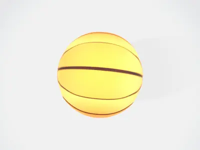 basketball Low-poly 3D model order