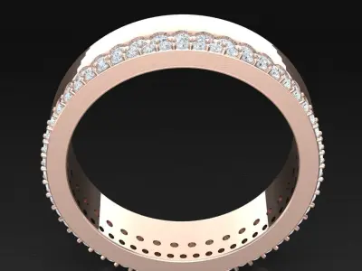 Luxury Men Rings Designs 5MR065 3D print model