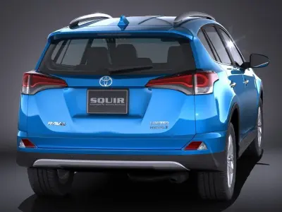 Toyota RAV4 Hybrid 2016 3D model