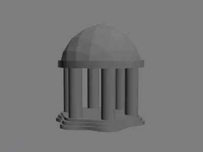GAZEBO pillar Free 3D model