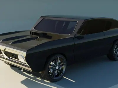 Plymouth baracuda 3D model