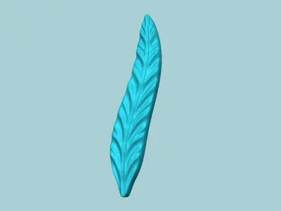 Fern Leaf Mould 07 - Artificial EVA Molding 3D print model