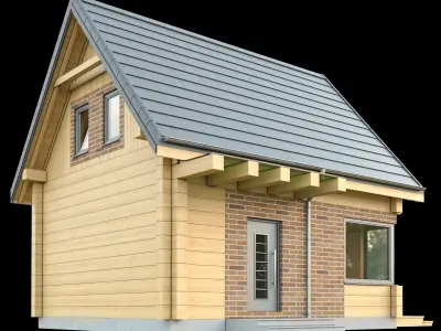 Tiny home 3D model