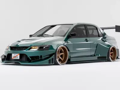 Mitsubishi Lancer Evolution  3D model