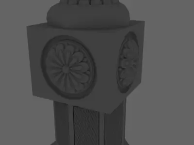 Dravidian Column 3D model