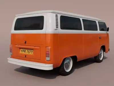 VW Campervan 3D model