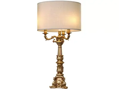 Table lamp in classic style JONATHAN Gold European Lighting 3D model