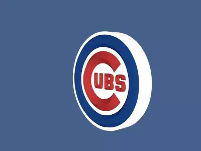 Chicago Cubs Team Logo 3D model