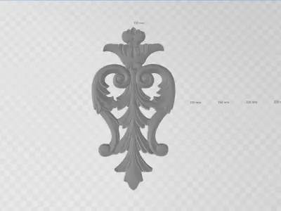 ORNAMENT gold 3D print model