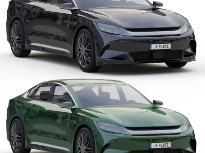 BYD Han EV 2023 3D model