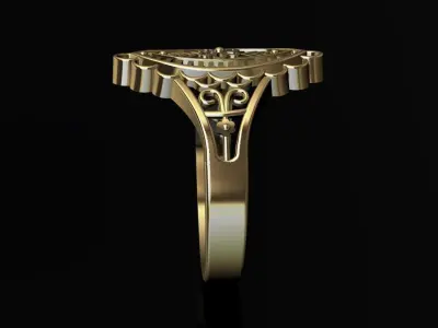 ANILLO ESTILO FILIGRANA  3D print model