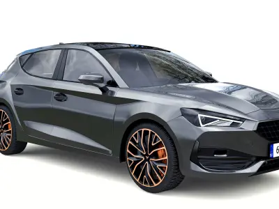 Cupra Leon 2021 3D model