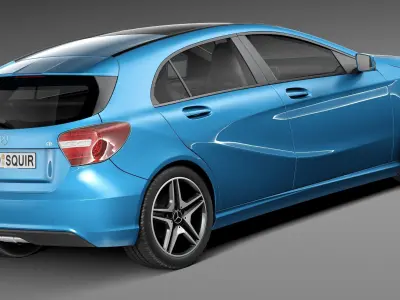 Mercedes-Benz A180 Eco 2015 3D model
