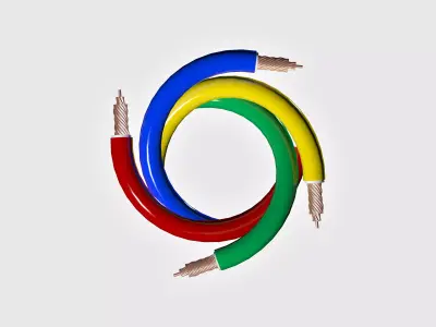 3d wires and cables 3D print model