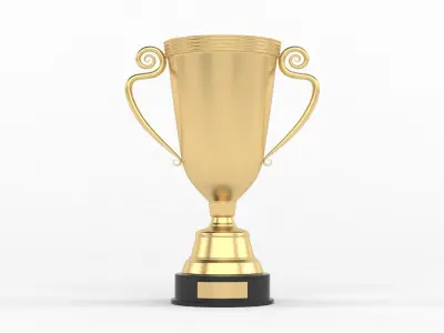 Trophy Cups 3D model 4