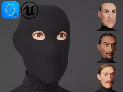 Old Thief 3 Style Head 3D model