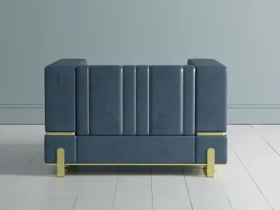 Boatto Martino Single Sofa 3D model