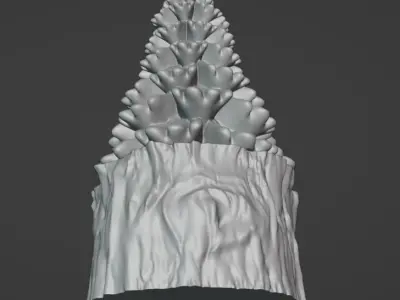Pine Tree Candle 3D print model
