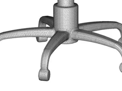 Stylish Office Chair 3D print model